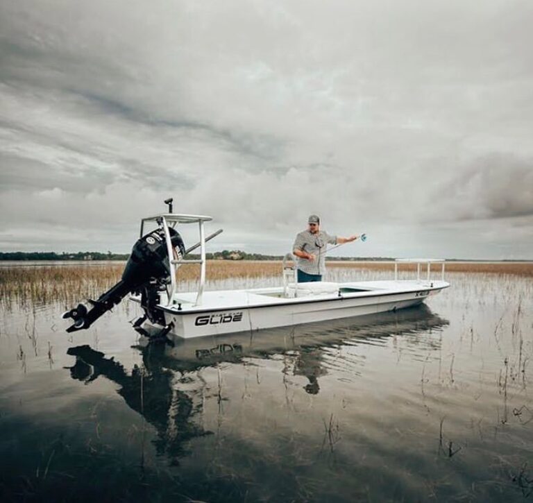 @open.fly fly fishing off the @eastcapeskiffs Glide!