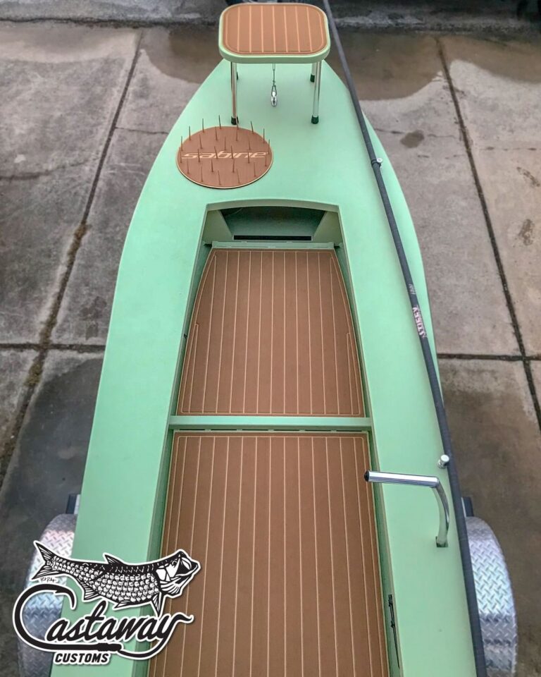 Sabine Skiffs Micro ready for Deck Slime