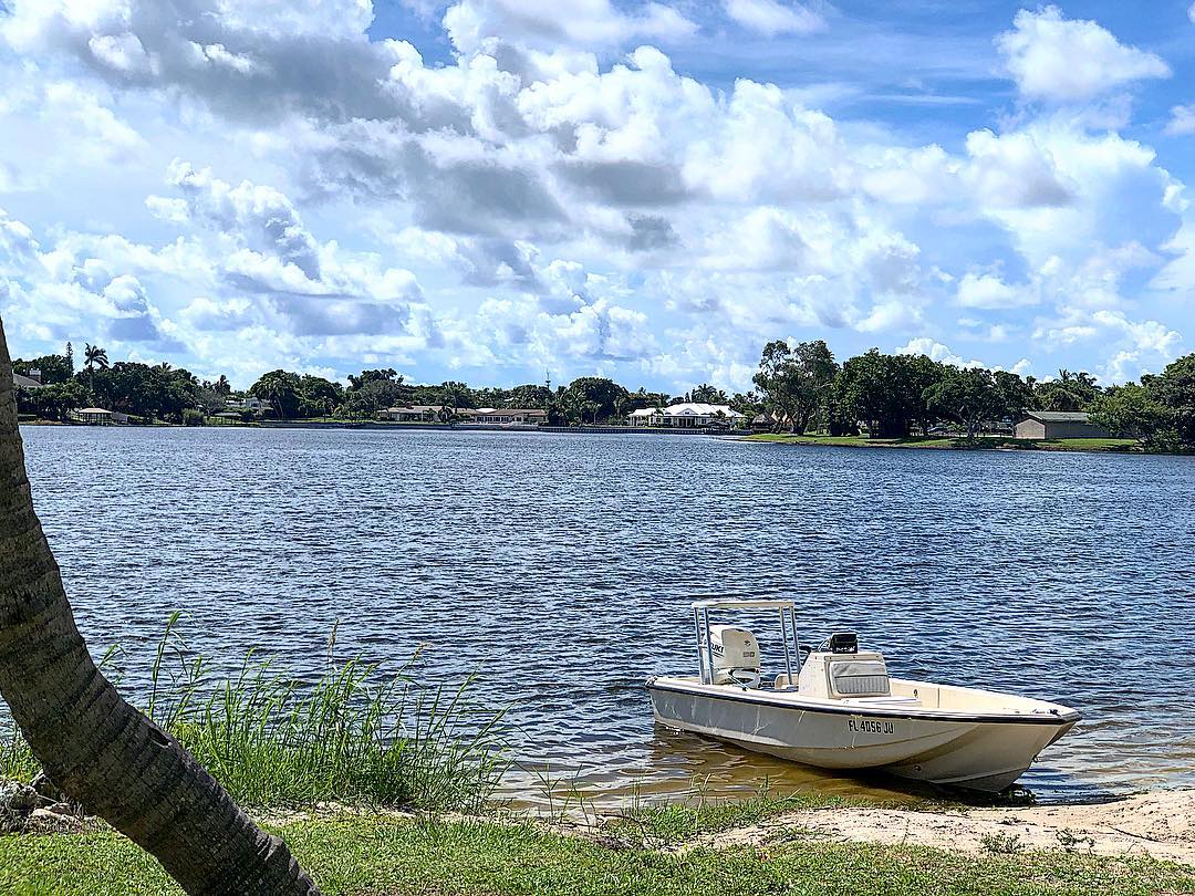 Hanging out in Lake Ida today.