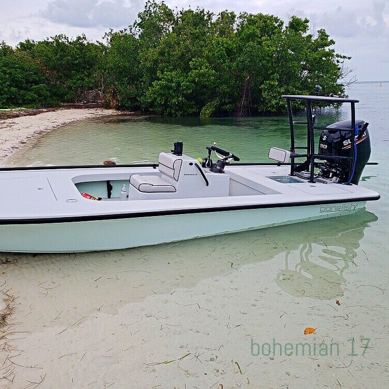 New Bonefish Bohemian 17′ skiff launch