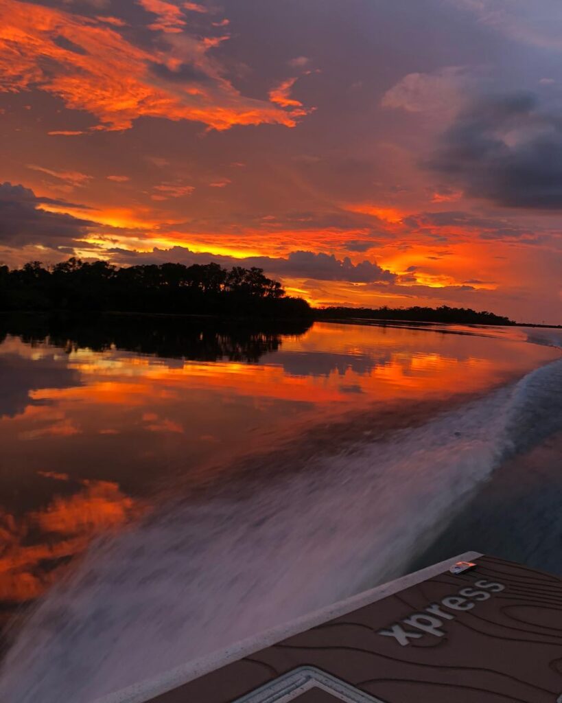 Sunset boat rides are always the best