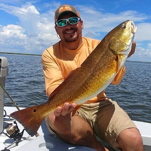 One of the prettiest redfish I’ve ever seen.