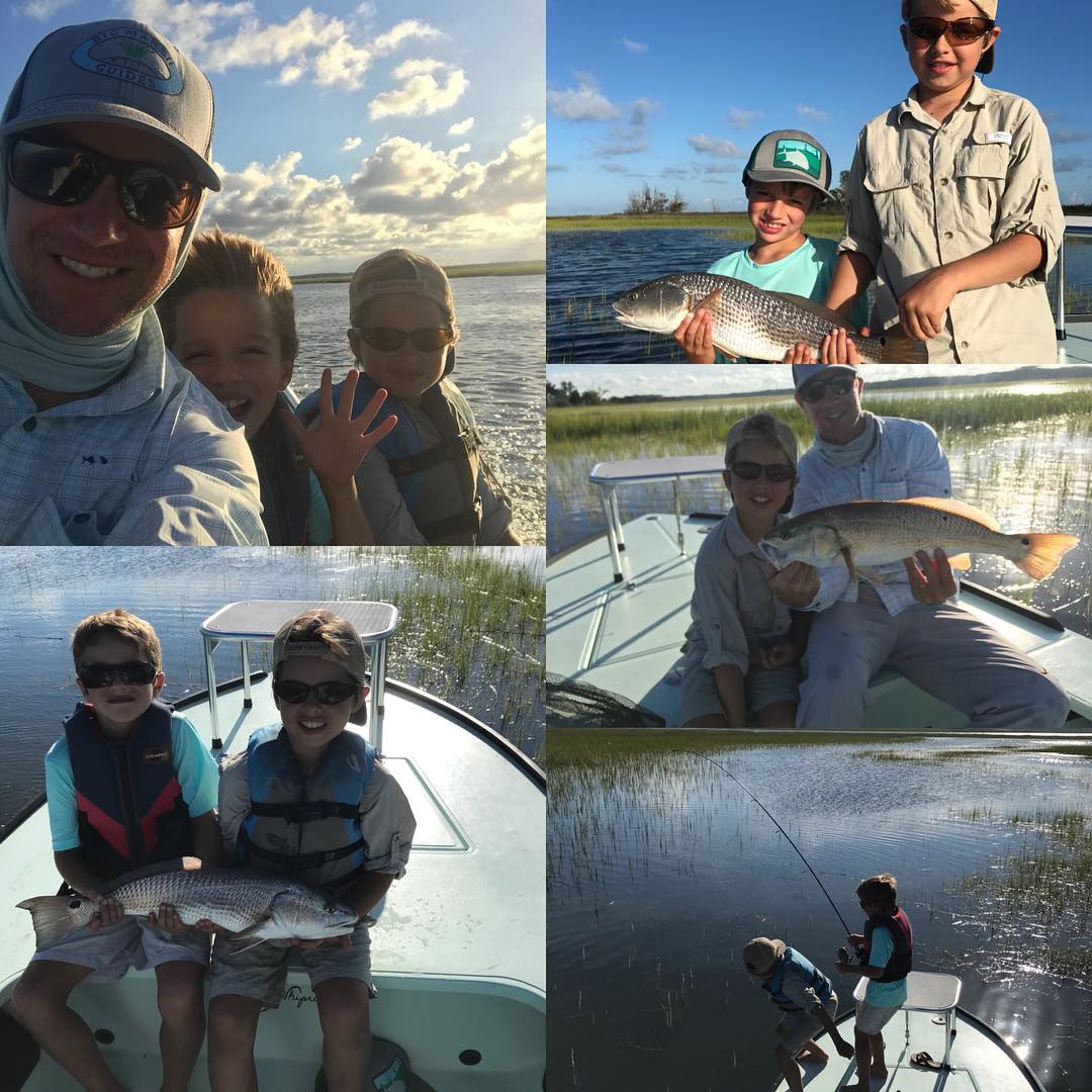 I had a great time with the boys on the flood tide this afternoon.