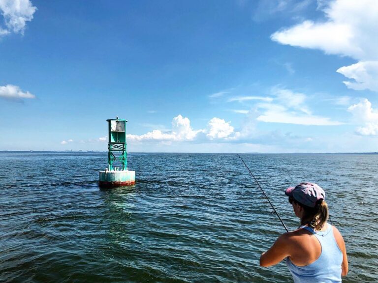 Took her “buoy banging” on the skiff yesterday