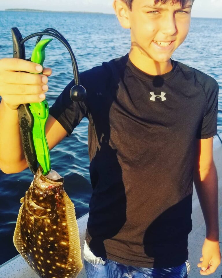 Starting the day off with some flounder action.