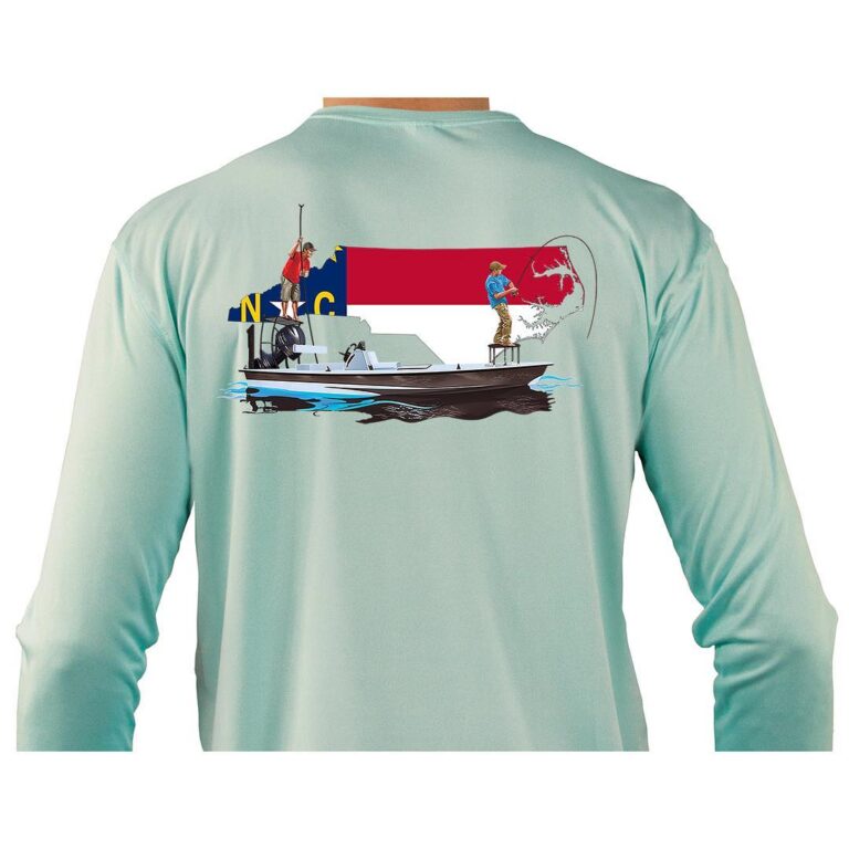 Rep YOUR state on our BEST quality fishing shirt.