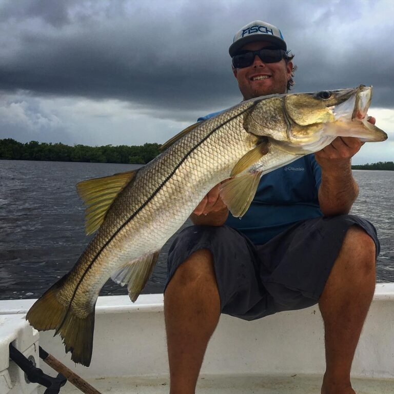 Summer rains bring big snook bites