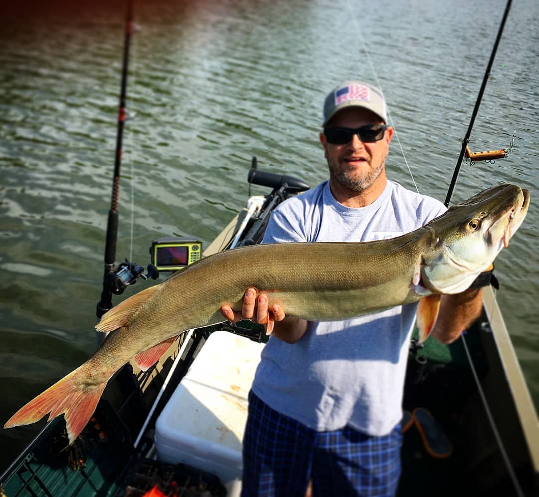 with a nice 43" pig from Saturday....way to go Clark!