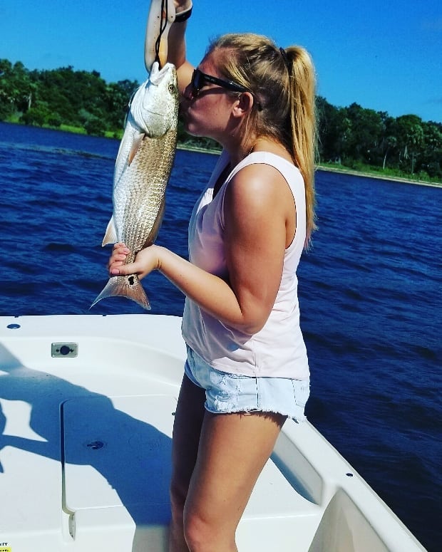 Amanda’s beautiful 24 1/2″ redfish