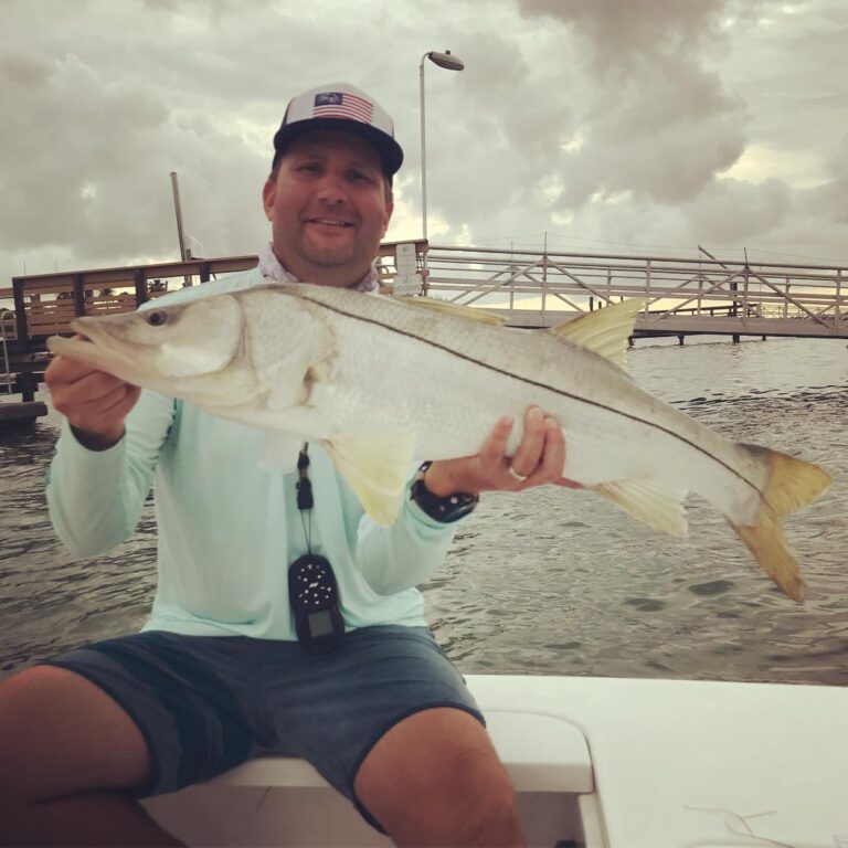 Early morning Snook score!