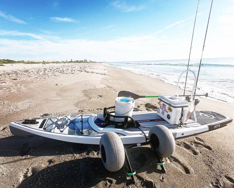 Beach launching for Tarpon.