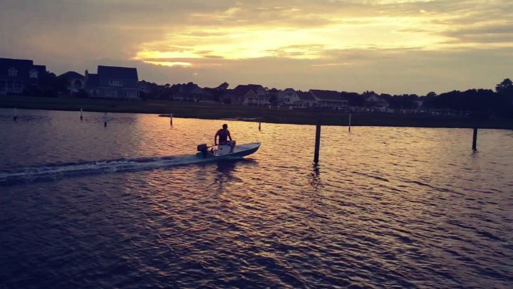 Micro-Skiff evening cruise!