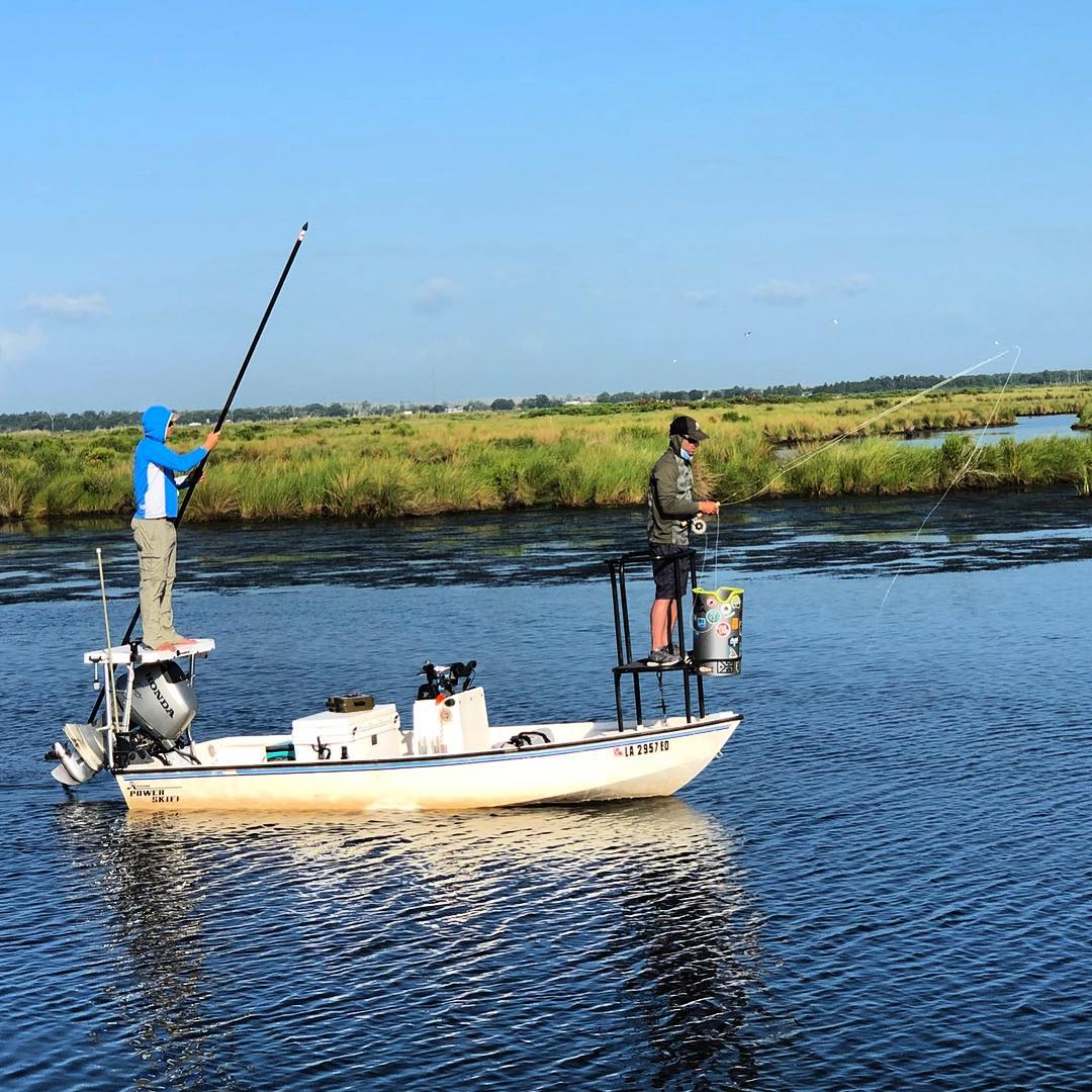 and I in our happy place! We casted at so many Redfish this weekend but very fe