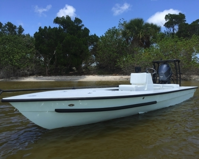 Fish the uncharted flats with the remarkably shallow draft of a Hell’s Bay Skiff