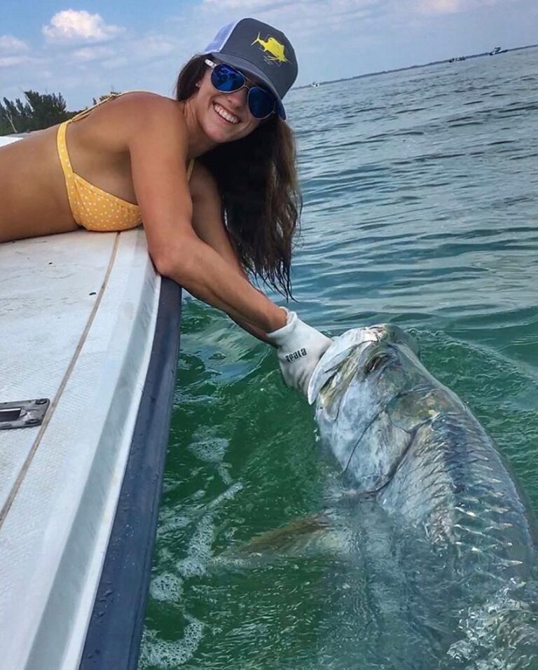 @islandshae23 can you guess the size of this massive tarpon?