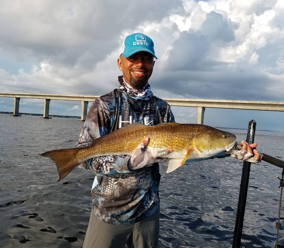 Kenny with another redfish.