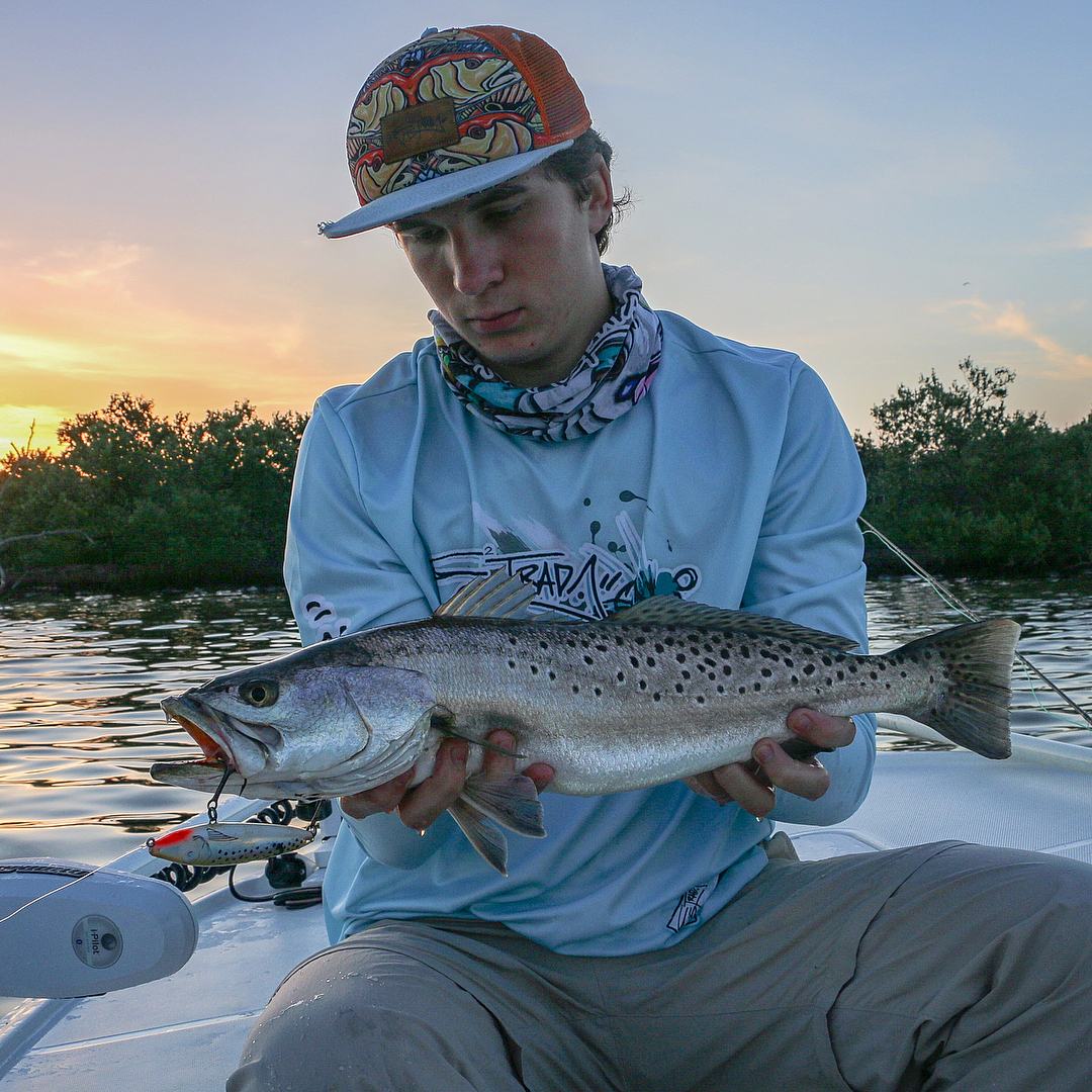 Early topwater trout and sightfished reds were just the beginning today!
.
.