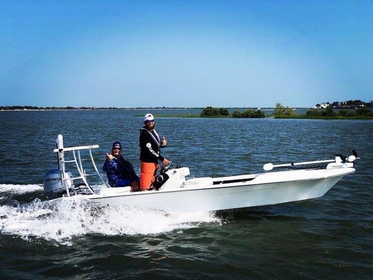 @cypressfishingadventures flying in a 2019 17ft Mitzi Skiff