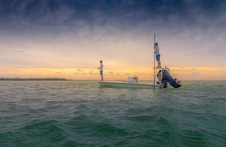 @macelliottmedia Beavertail on the hunt for permit in the Florida Keys!