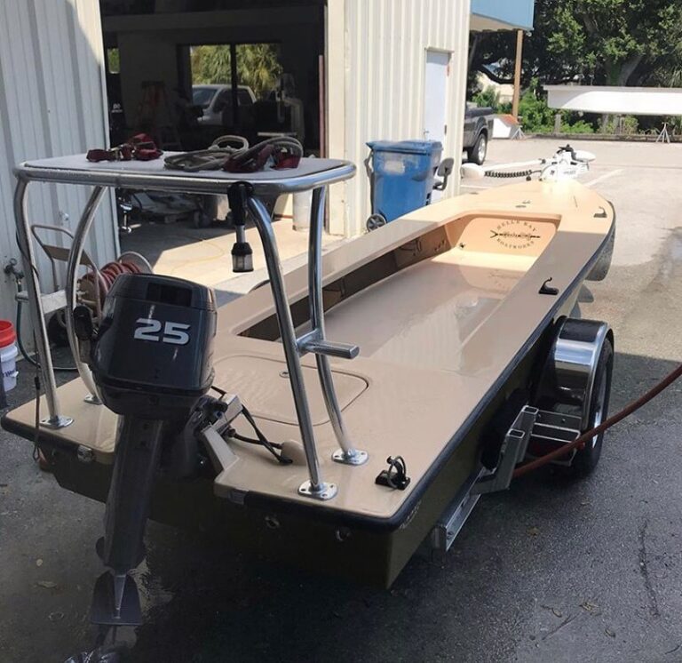 @skiffshop doing what they do best! Fixed up some oyster rash & installed a new …