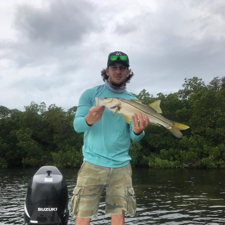 None of them were monsters today, but the snook bite was on.  Ended up with 8 sn