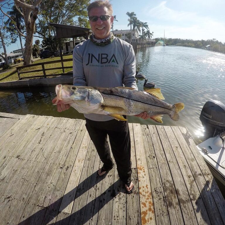 Now that’s a big snook! The snook action in the Everglades has been DM for trips