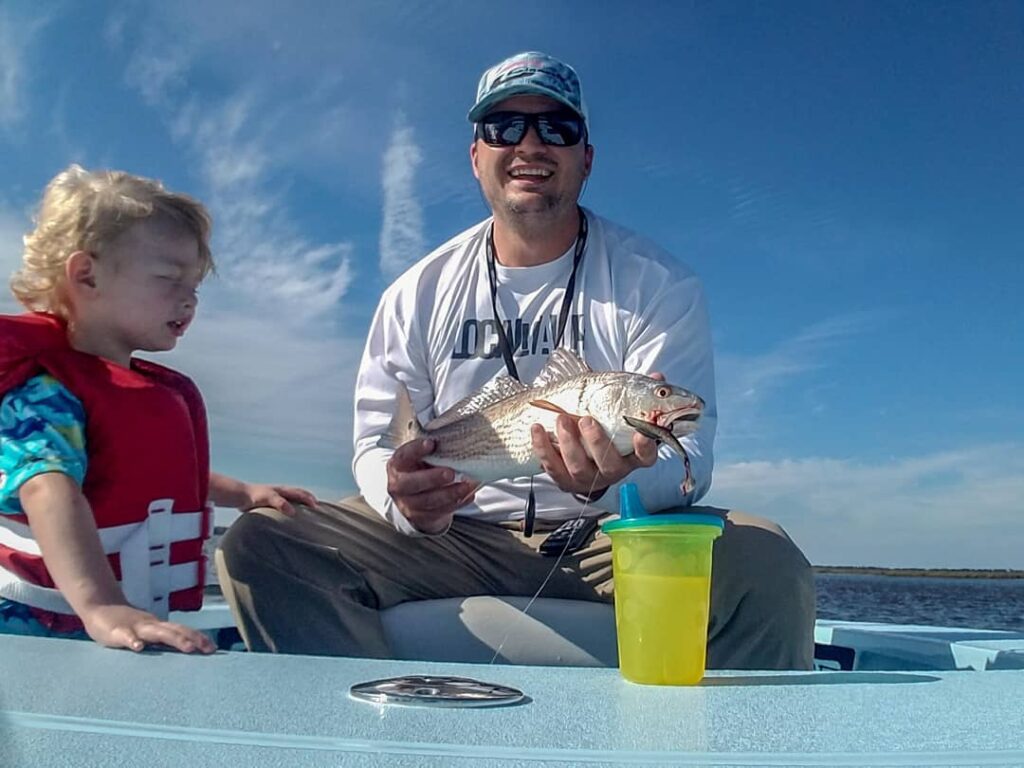 Took the boy out this afternoon for a quick trip after work. Timed the tide perf