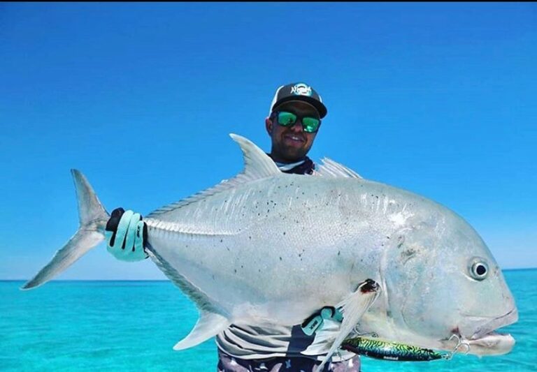 Great catch from  A Giant Trevally! Good catch, mate! 

________________________