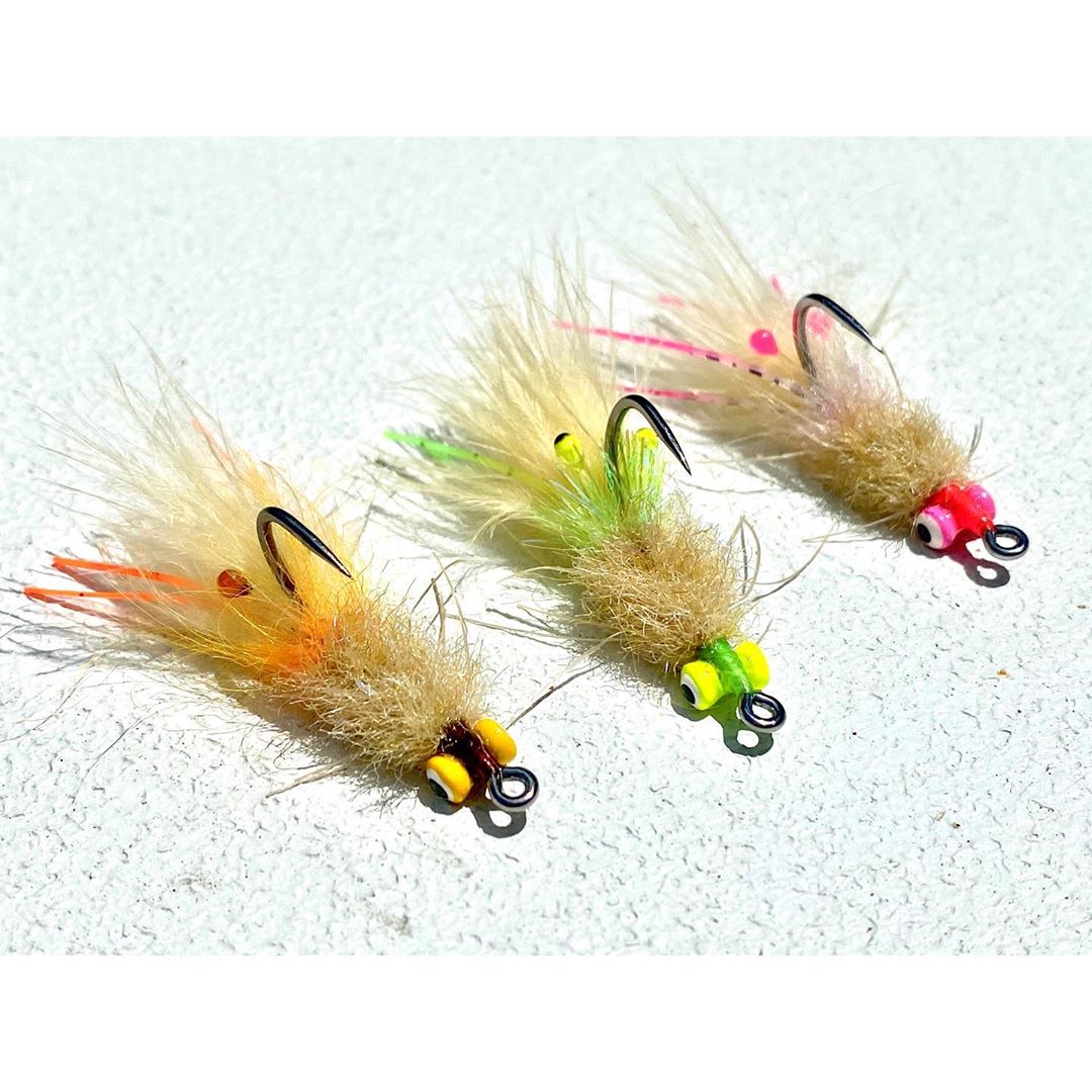 .
Fly: Surf Slider
Color: Various
Hook:  SA220 Size 2
.
Tied these up as a simpl