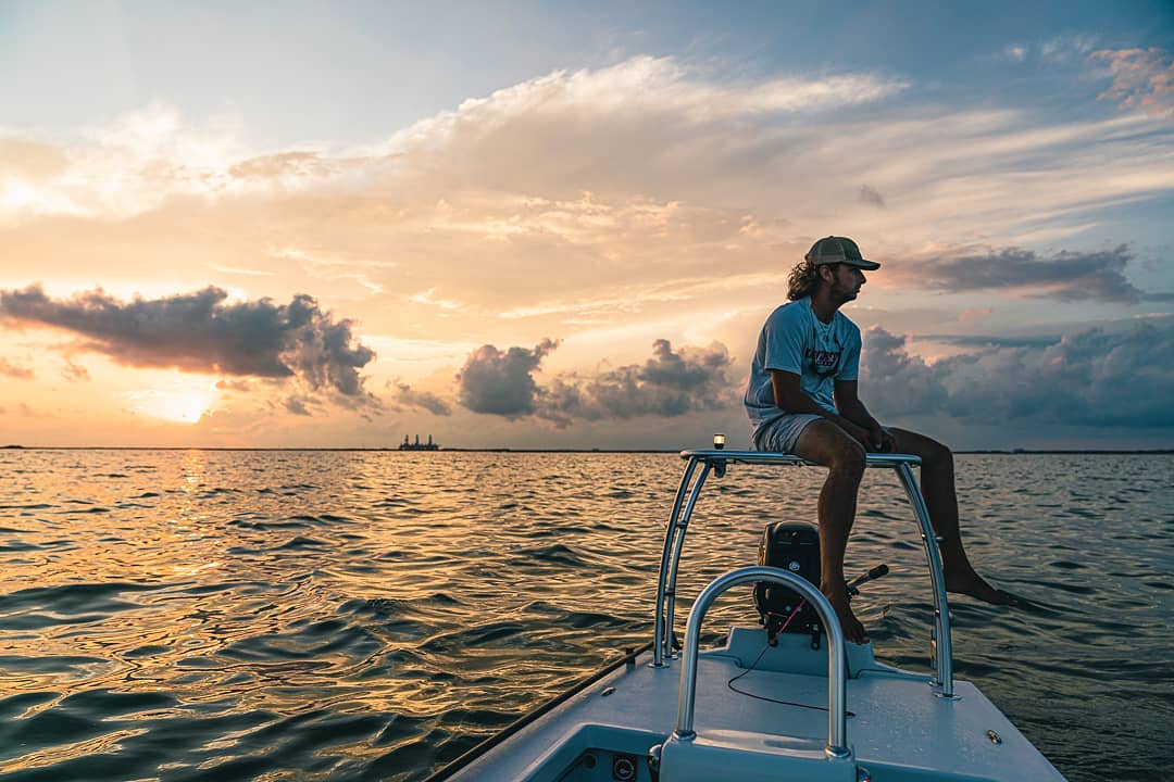 Quick check for Jacks and then it's off in search of redfish.    
.
.
.