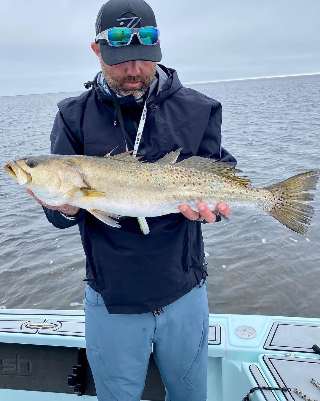 Trout! Tiger Hoffman Outdoors with a fine sample.