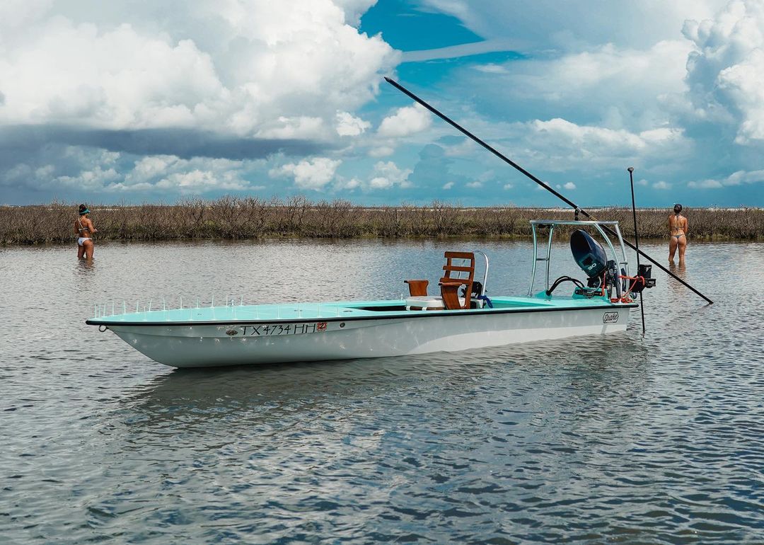 Same shit, different skiff.  Had a super cool time test riding the new canoe wit