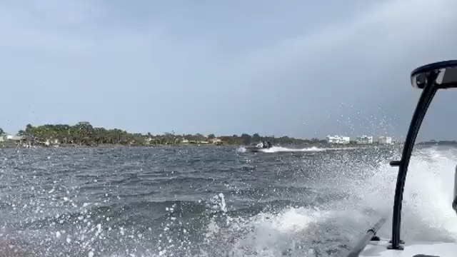 @glasser_boats GTX creeping up on the 50mph mark with a 60HP Merc!