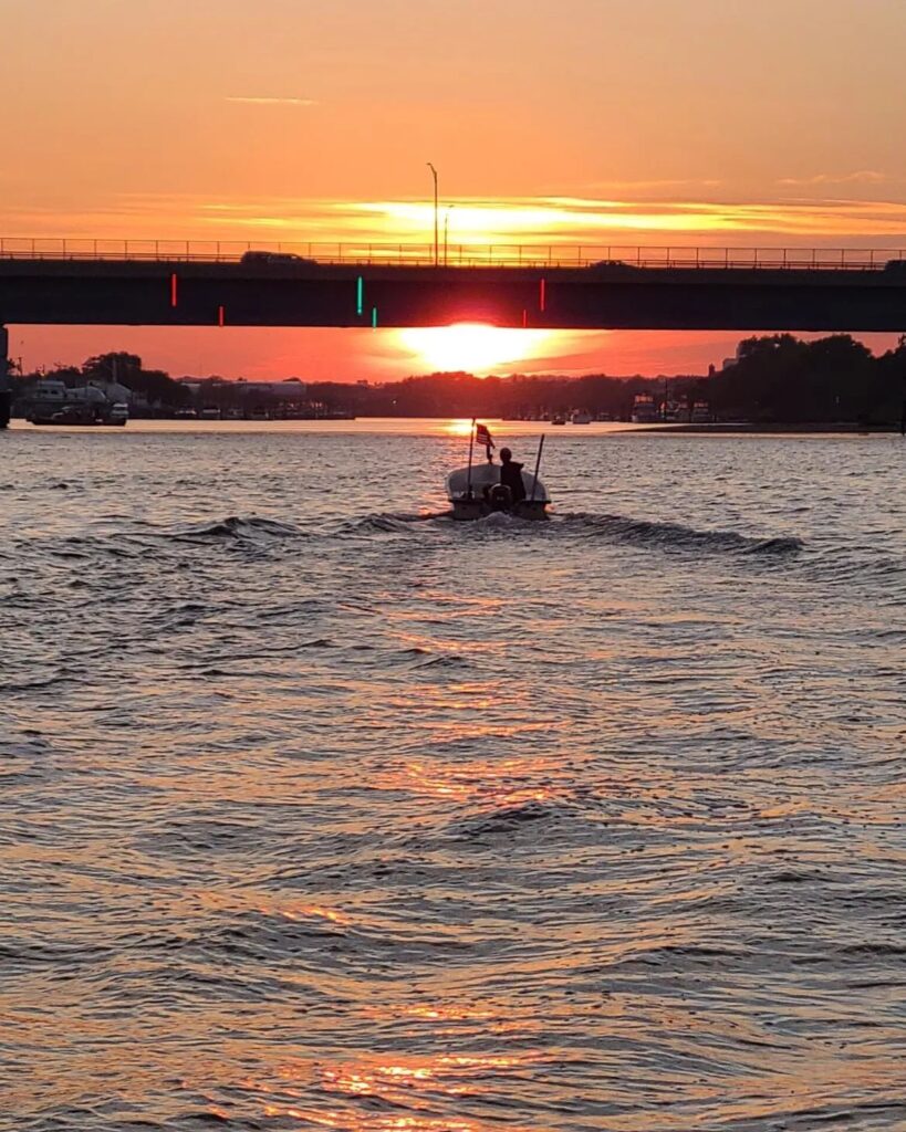 Sunset cruising