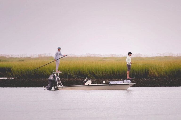 Poling through the week in the Maverick with @capt.joshbenton  